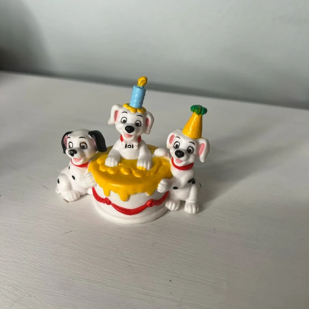 Vintage Disney's 101 Dalmations PVC Mini Figure Play Set Lot Of 12 Nostalgia